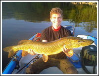 Real nice pike from Garnanäs Fishing Camp