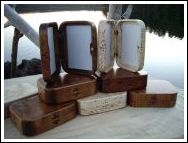 Flugfiskeaskar i tr&auml; 